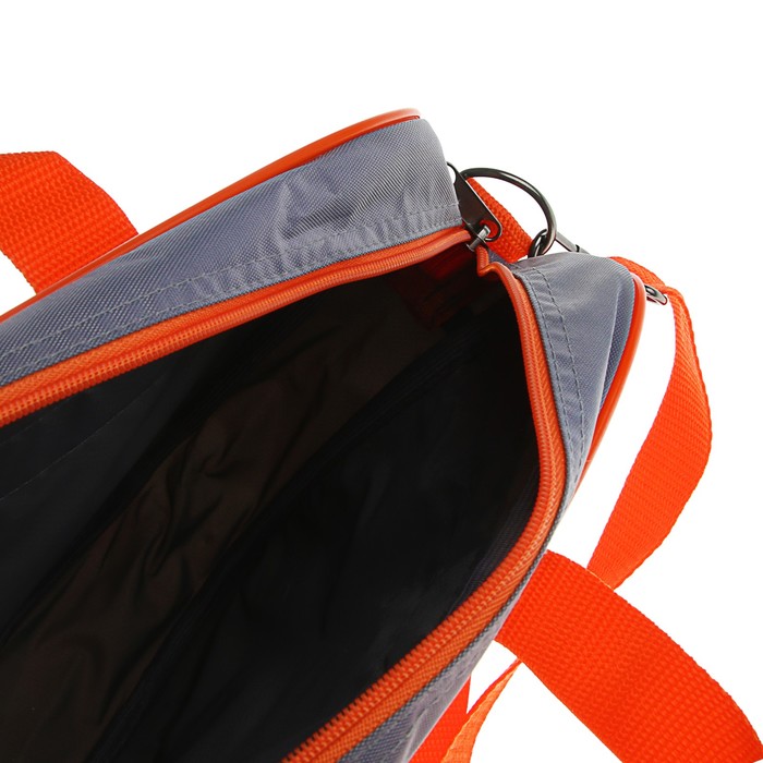 Папка с ручками текстиль А4 70мм 370х270 плечевой ремень Luris для девочки «Цветы»