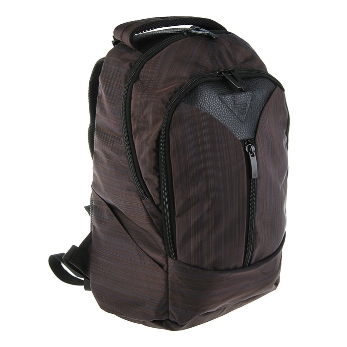 Рюкзак молодежный эргономичная спинка Luris 42*29*18 «Спринт 2», коричневый