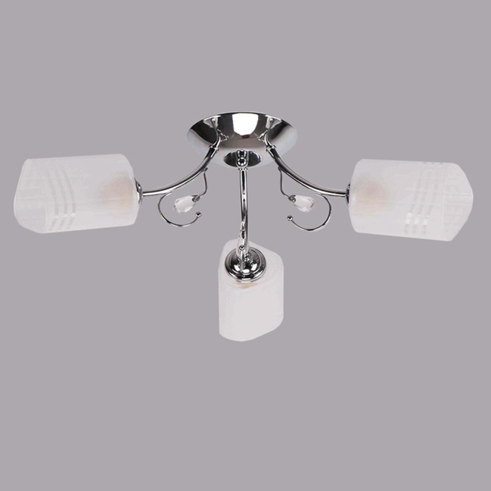 Люстра "Клавдия" 3х60Вт E27 хром