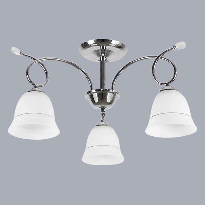 Люстра "Корнелия" 3х60Вт E27 хром