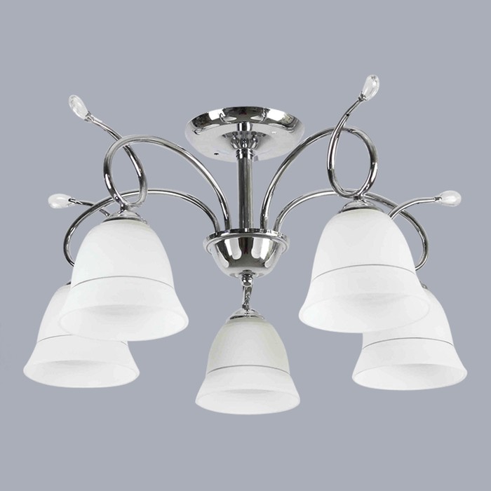 Люстра "Корнелия" 5х60Вт E27 хром