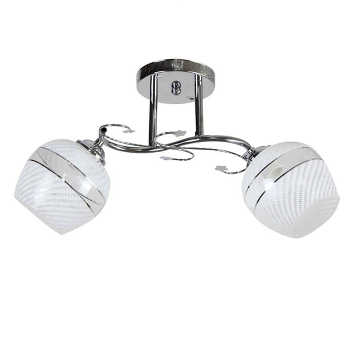 Люстра "Лина " 2х60Вт E27 хром