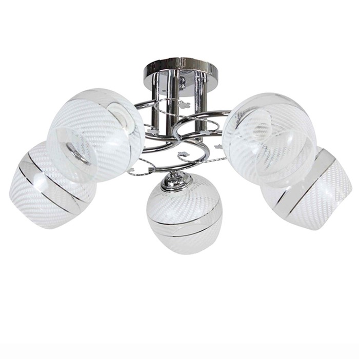 Люстра "Лина " 5х60Вт E27 хром