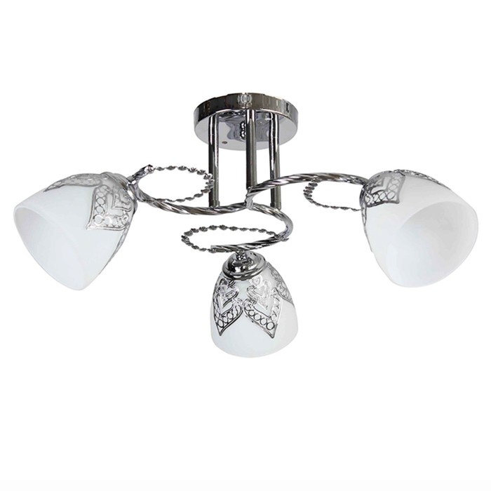 Люстра "Лия " 3х60Вт E27 хром