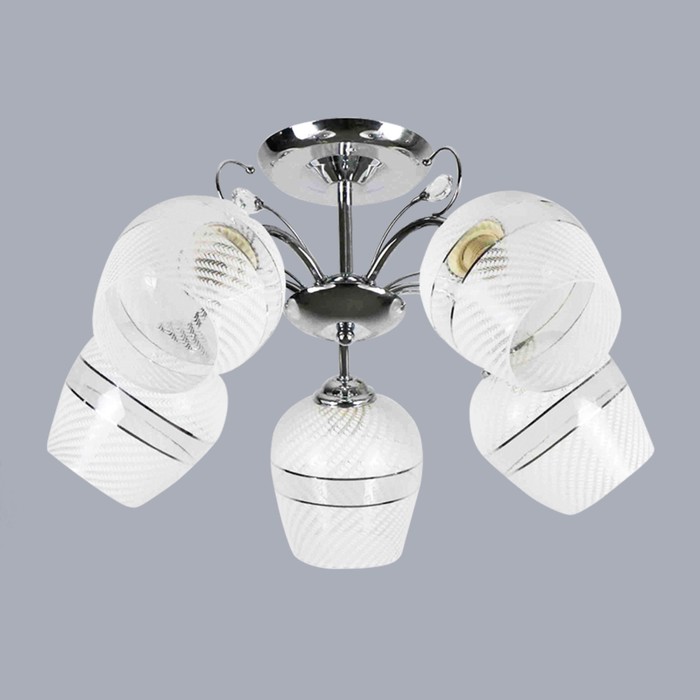 Люстра "Маина" 5х60Вт E27 хром