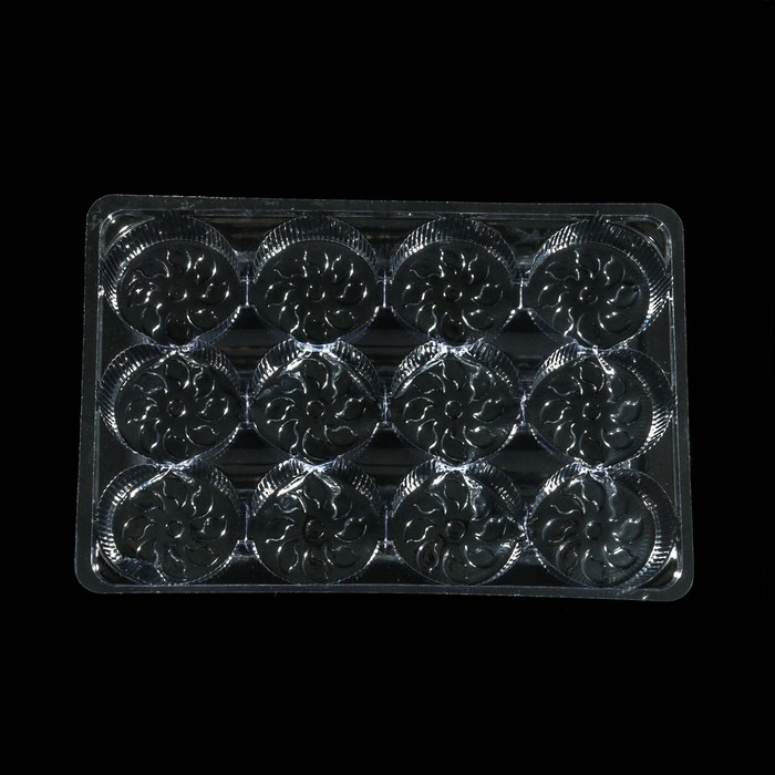 Кюветка ИП-12 h-20, 225*150*30 мм, 12 яч. d-50