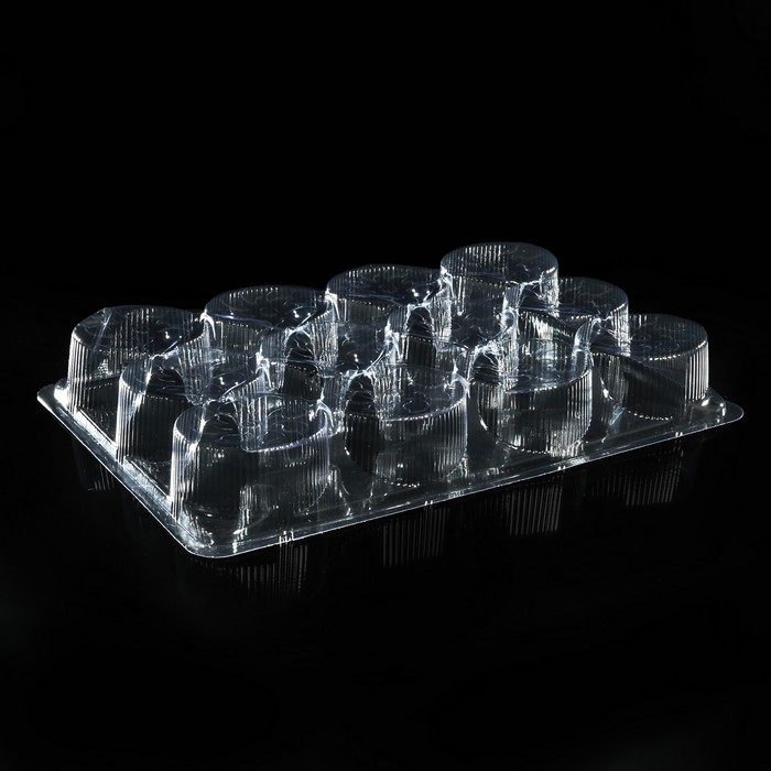 Кюветка ИП-12 h-20, 225*150*30 мм, 12 яч. d-50