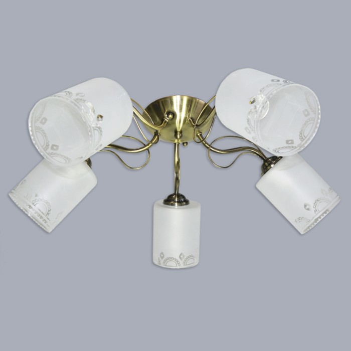 Люстра "Матильда " 5х60Вт E27 бронза