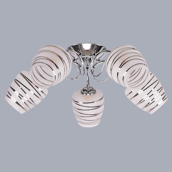 Люстра "Милана " 5х60Вт E27 хром