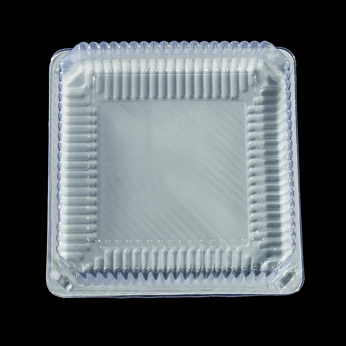 Тортница ИП-221 /210*210*90/ бел/дно (200) (КОМПЛЕКТ)