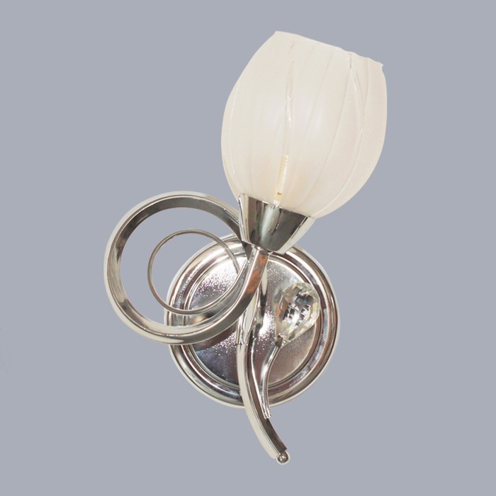 Бра "Флорентина" 1х40Вт E14 хром