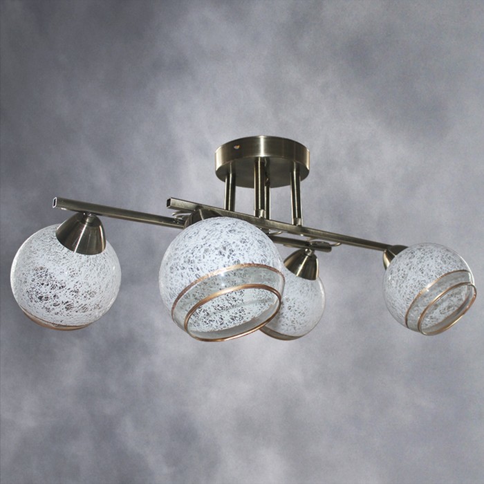 Люстра "Асти" 4х40Вт E14 бронза d54см.