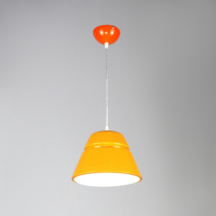 Светильник "Аяла" 1x60Вт E27 желтый 18x18x25см