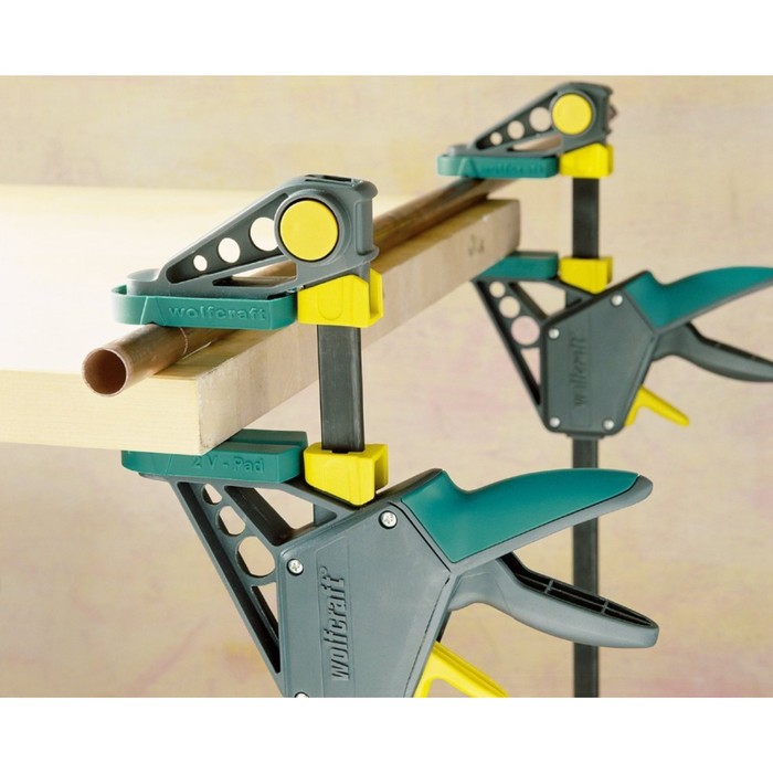 Струбцина Wolfcraft 3033000, диапазон зажима/распора 700/210-960 мм, до 120 кг