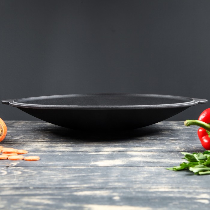 Крышка-сковорода чугунная 400 мм