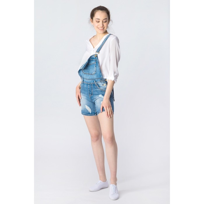 Комбинезон-шорты женский джинсовый 1817, р-р 27