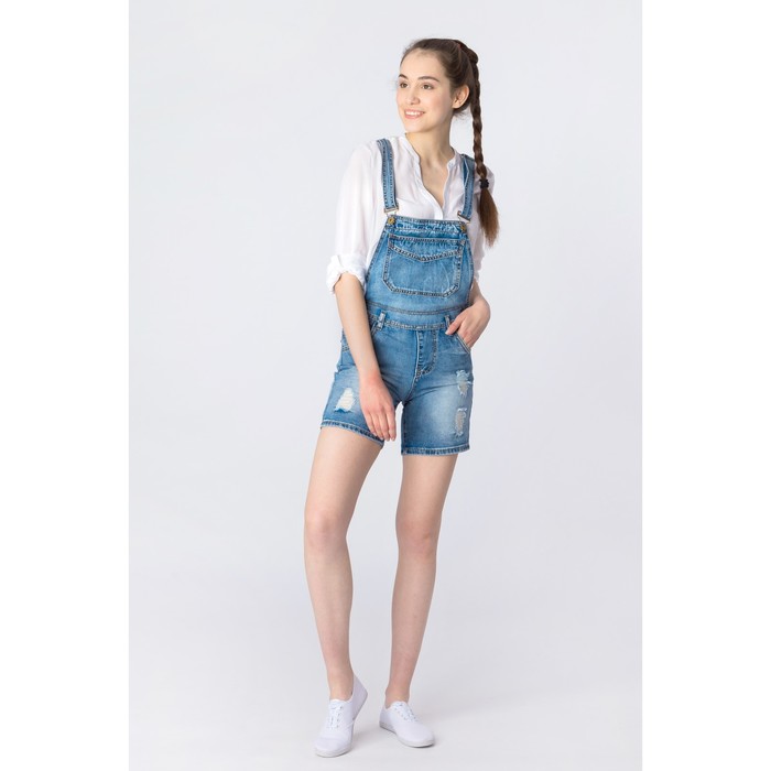 Комбинезон-шорты женский джинсовый 1817, р-р 29