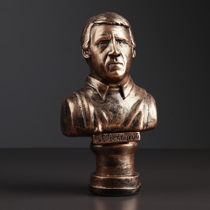 Сувенир-статуэтка средняя "Высоцкий В.С" , бронза