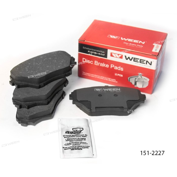 Тормозные колодки передние  WEEN 151-2227