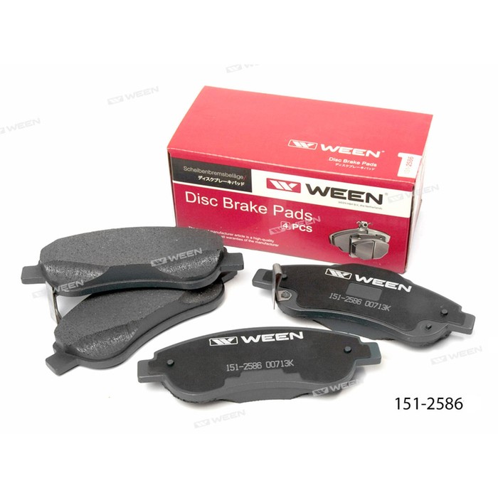 Тормозные колодки передние  WEEN 151-2586