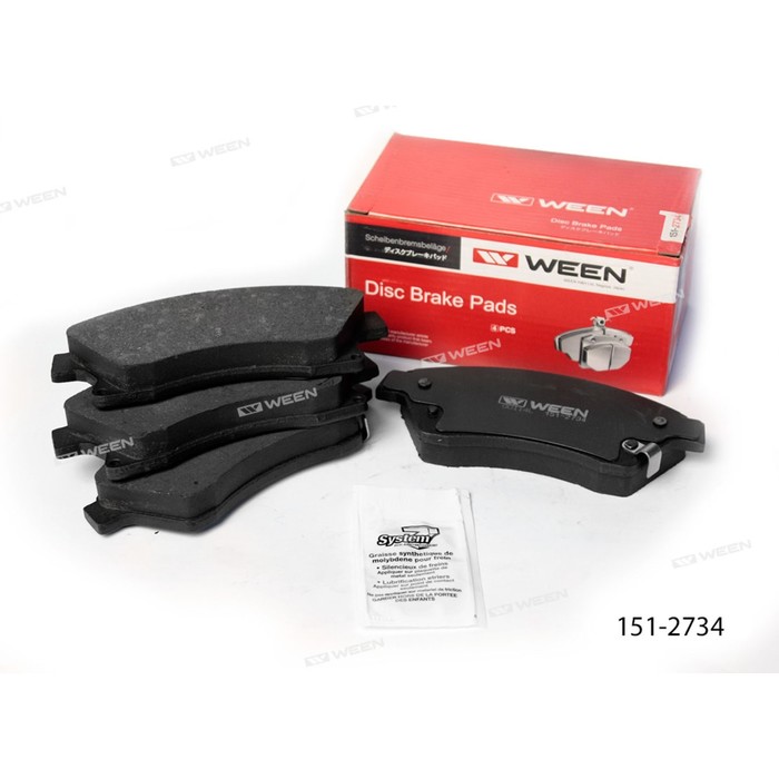 Тормозные колодки передние  WEEN 151-2734