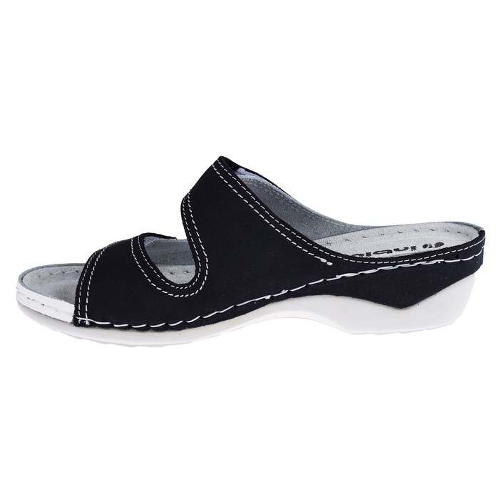 Сабо женские "inblu" арт. AU07BY (AU07BY15), цвет синий -белый, размер 37