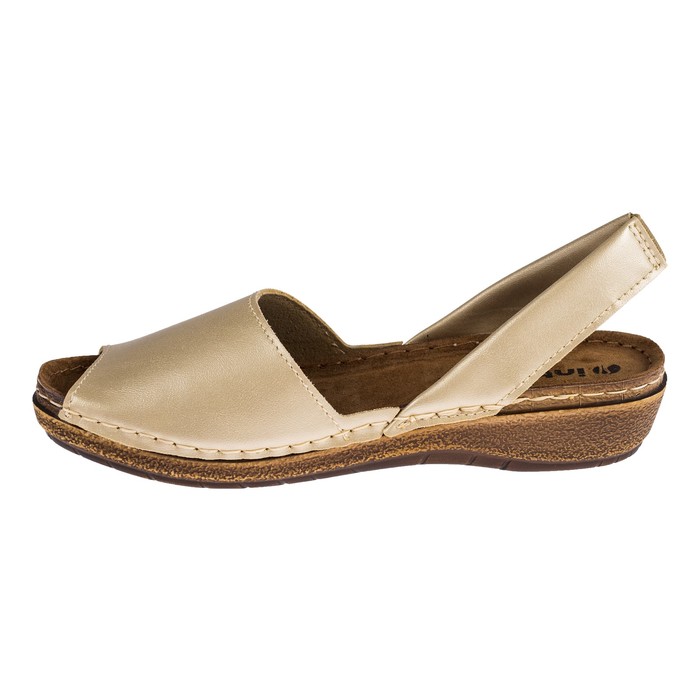 Туфли летние женские "Inblu" арт. 44-1T (платина) (р. 39)