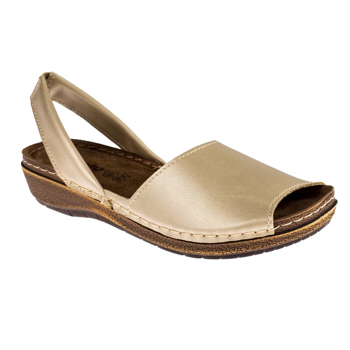 Туфли летние женские "Inblu" арт. 44-1T (платина) (р. 40)