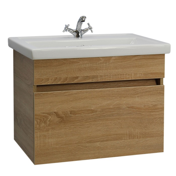 Тумба подвесная "Фостер" 70 см. 1 ящик, Дуб сонома