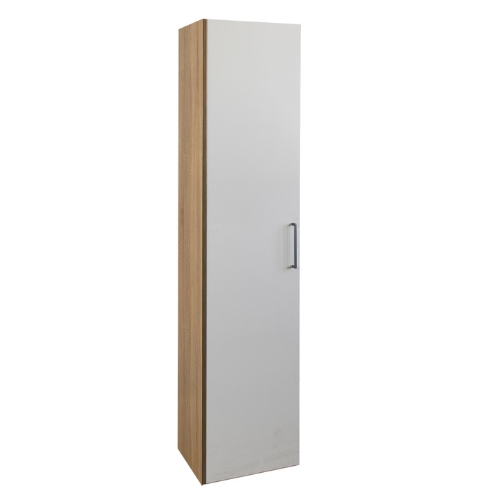 Пенал подвесной "Монако 40" Дуб сонома, белый глянец