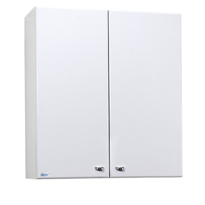 Шкаф навесной Крит 50 2 двери Цвет: белый глянец