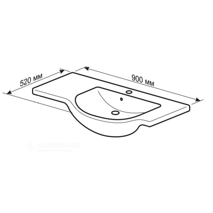 Раковина Дрея 90П