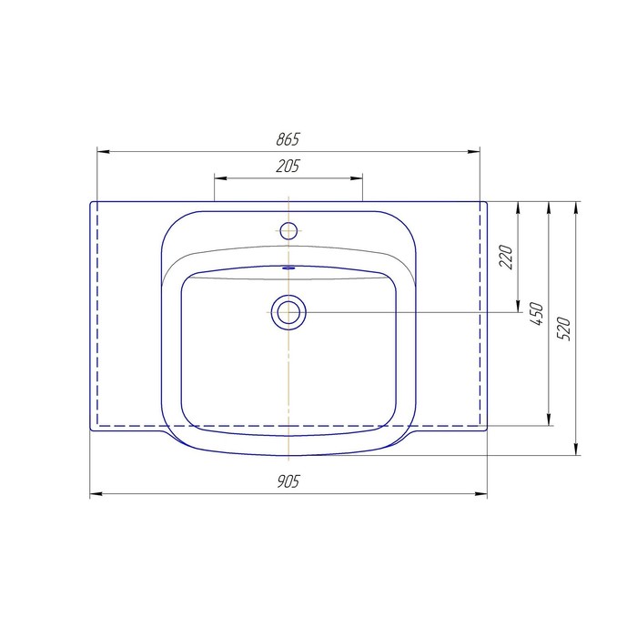 Раковина Домино 90