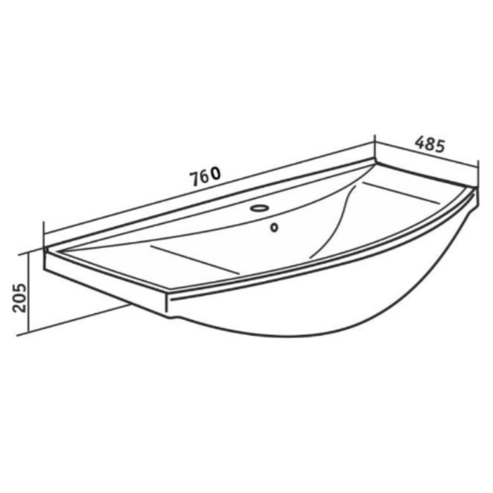 Раковина Стиль 75