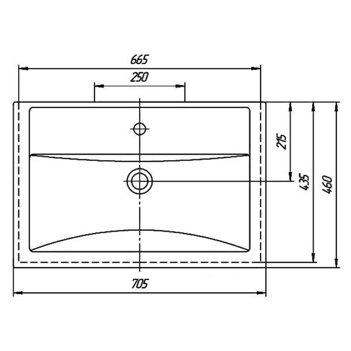Раковина Фостер 70
