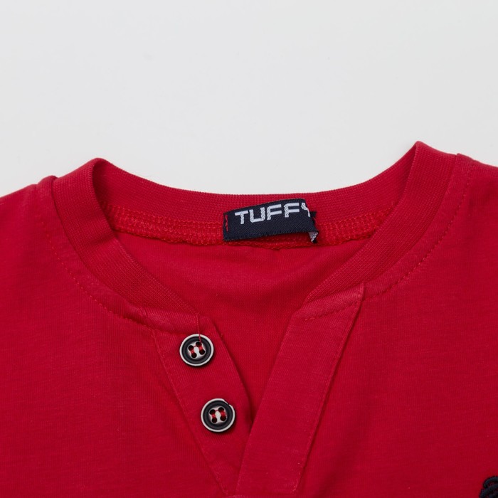 Футболка для мальчика, рост 122 см, цвет красный G18-186