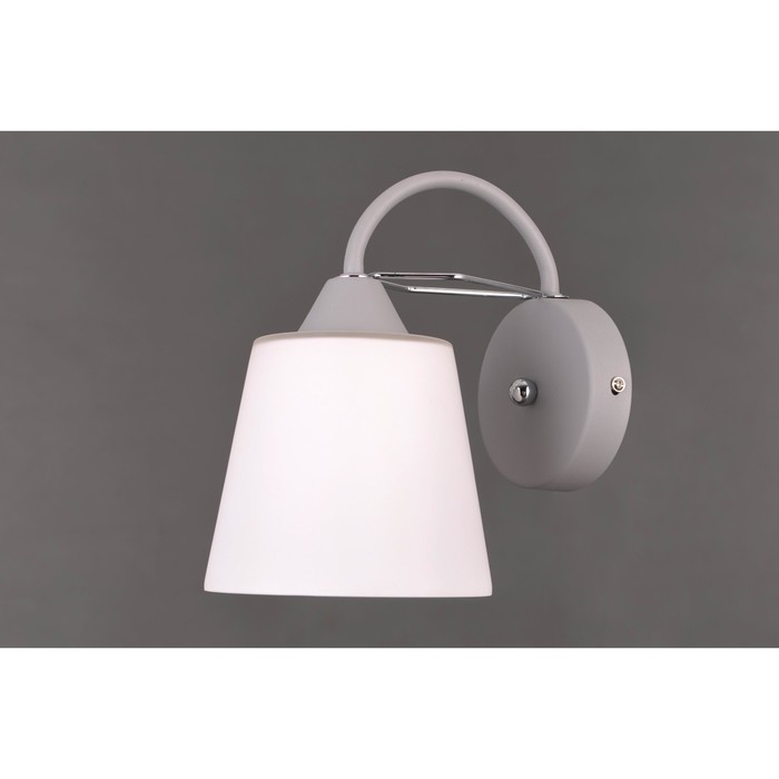 Бра "Нева" 1x40Вт Е27 серый 19x14x22см