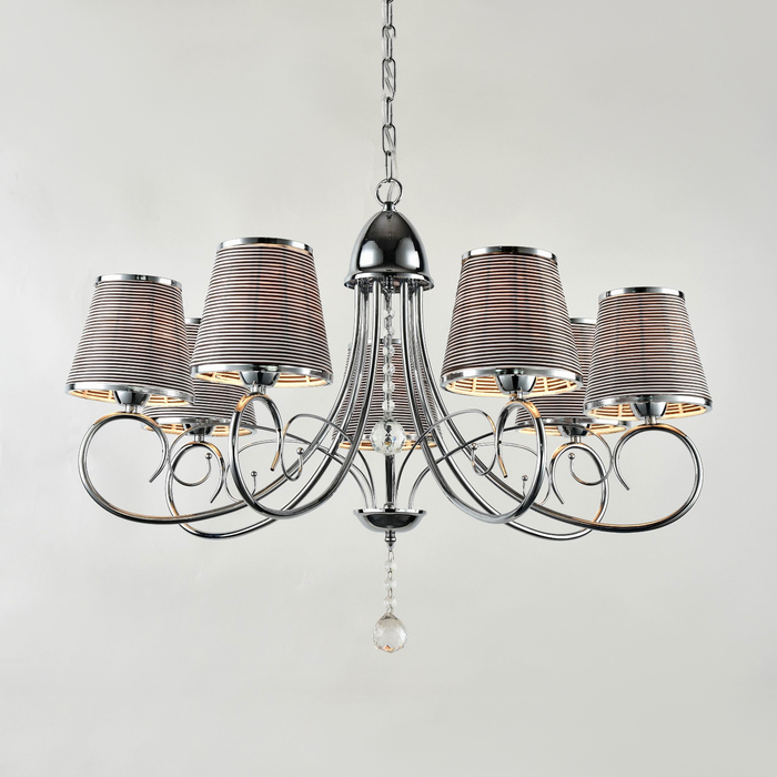 Люстра "Роланд" 7x60Вт Е14 хром 74x74x86см