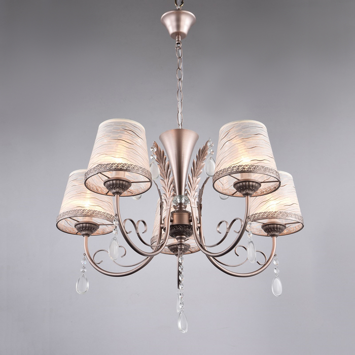 Люстра "Беатриче" 5x40Вт Е14 золото 60x60x90см