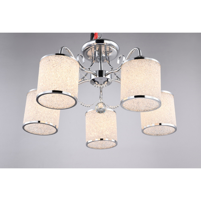 Люстра "Хром" 5x60Вт Е27 хром 54x54x30см