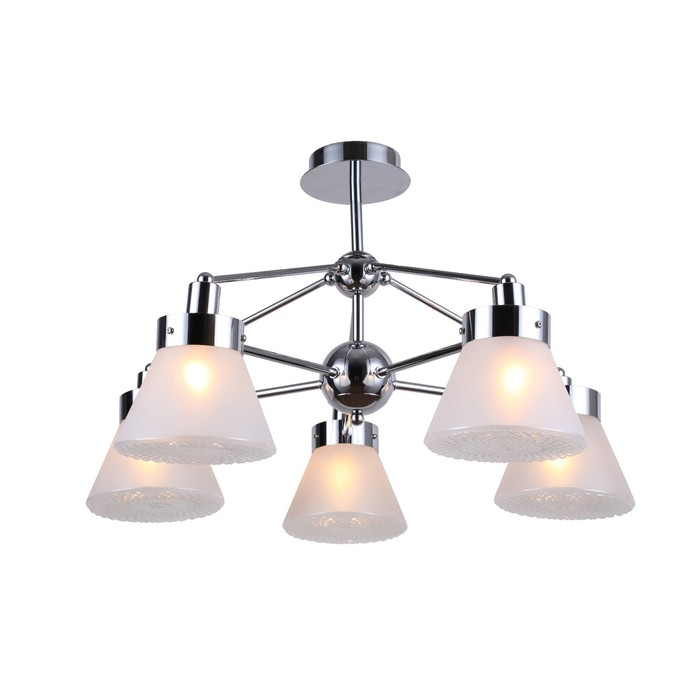 Люстра "Арно" 5x40Вт Е14 хром 62x62x35,5см