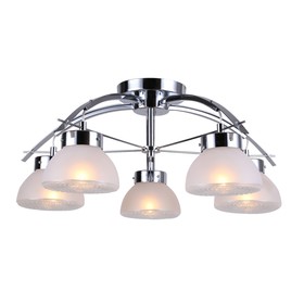 

Люстра "Флай" 5x40Вт Е14 хром 60x60x26см