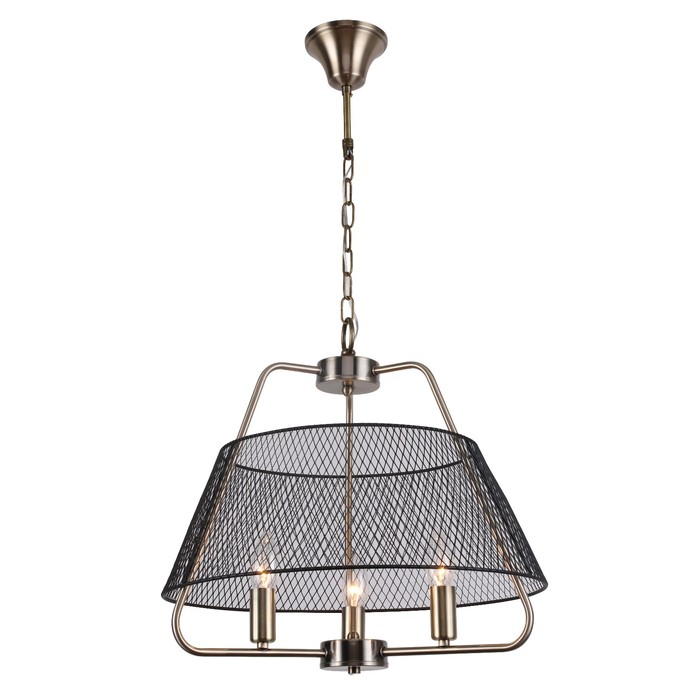 Люстра "Чара" 3x40Вт Е14 бронза 47,5x47,5x81см