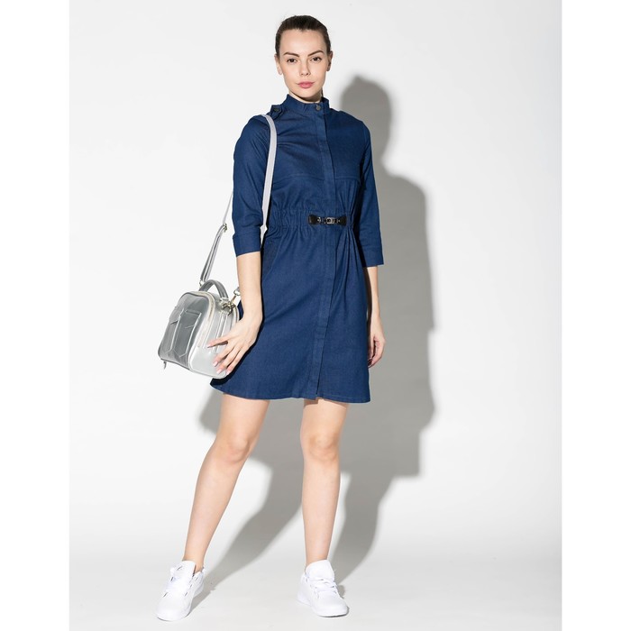 Платье женское 186 цвет джинс, р-р 44