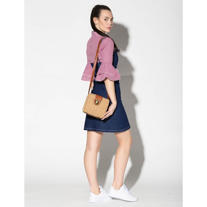 Костюм (рубашка, сарафан) женский 168 цвет красный, р-р 44