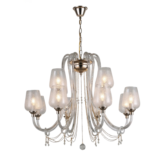 Люстра "Лауренсия" 12x40Вт Е14 золото 86x86x89см