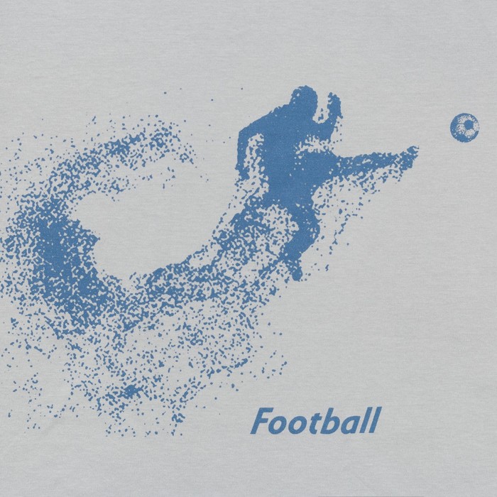 Комплект мужской (футболка, бриджи) 9.23 цвет серый, р-р 46