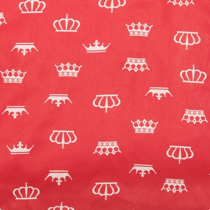 Вигвам "Принцесса", 100х100х160 см, цв. красный, бязь, хл100%