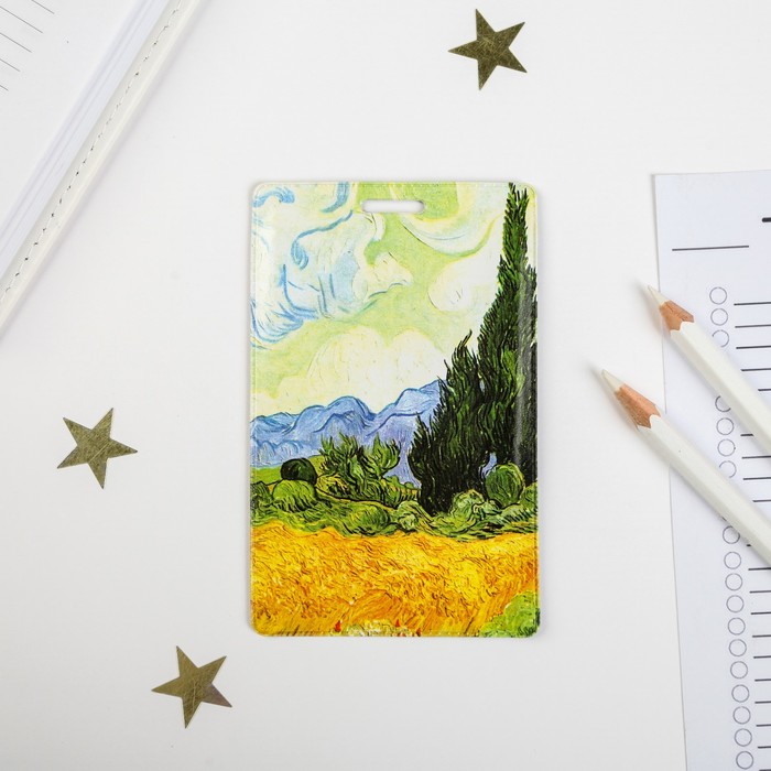 Чехол для бейджа и карточек "Пейзаж", 6,5 х 10 см