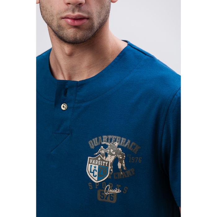 Комплект мужской (футболка, шорты) М-834-26 цвет мурена, р-р 48